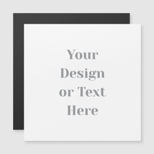 Customizable Your Design or Text Here Personalized Magneteinladung (Vorne/Hinten)