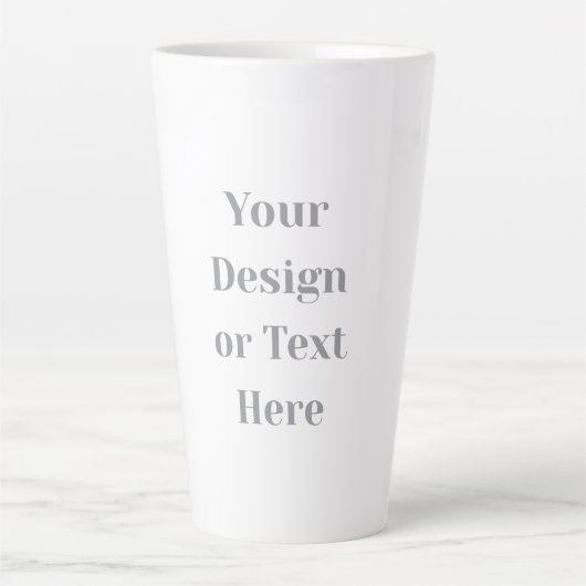 Customizable Your Design or Text Here Personalized Milchtasse (Vorderseite)