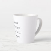 Customizable Your Design or Text Here Personalized Milchtasse (Rechte Ecke)