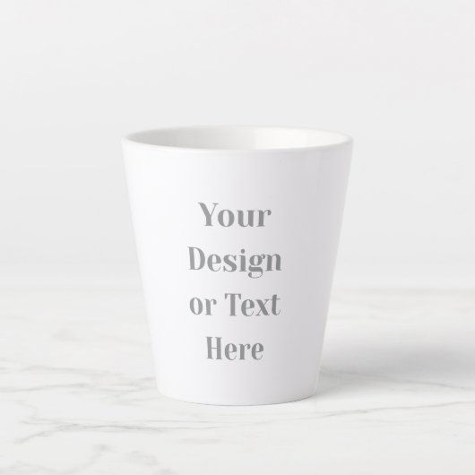 Customizable Your Design or Text Here Personalized Milchtasse (Vorderseite)