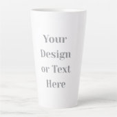 Customizable Your Design or Text Here Personalized Milchtasse (Vorderseite)