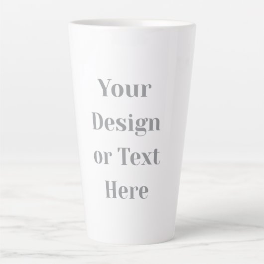 Customizable Your Design or Text Here Personalized Milchtasse (Vorderseite)