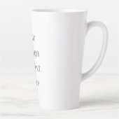 Customizable Your Design or Text Here Personalized Milchtasse (Rechts)