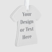 Customizable Your Design or Text Here Personalized Ornament (Vorderseite)