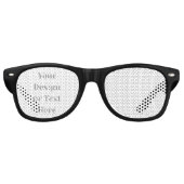 Customizable Your Design or Text Here Personalized Partybrille (Vorderseite)