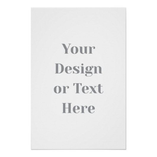 Customizable Your Design or Text Here Personalized Poster (Vorderseite)