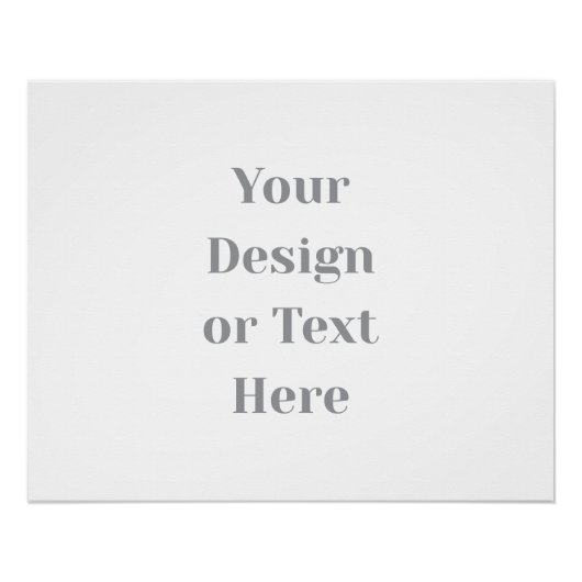 Customizable Your Design or Text Here Personalized Poster (Vorderseite)