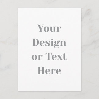Customizable Your Design or Text Here Personalized Postkarte