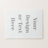 Customizable Your Design or Text Here Personalized Puzzle (Horizontal)