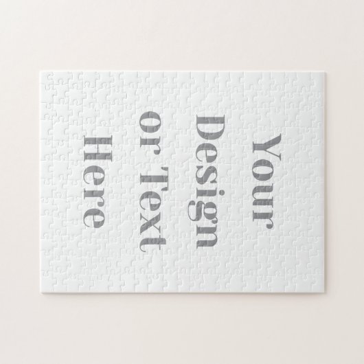 Customizable Your Design or Text Here Personalized Puzzle (Horizontal)
