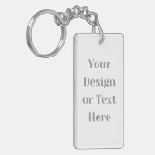 Customizable Your Design or Text Here Personalized Schlüsselanhänger (Vorderseite links)