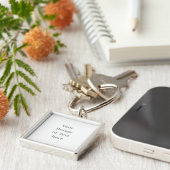 Customizable Your Design or Text Here Personalized Schlüsselanhänger (Seite)