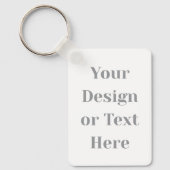 Customizable Your Design or Text Here Personalized Schlüsselanhänger (Vorderseite)