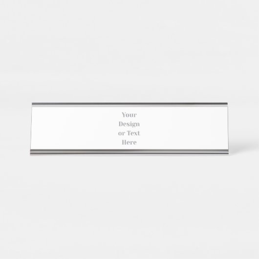 Customizable Your Design or Text Here Personalized Schreibtischnamensplakette (Vorderseite )