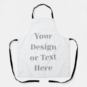 Customizable Your Design or Text Here Personalized Schürze (Vorderseite)