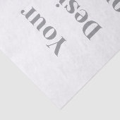 Customizable Your Design or Text Here Personalized Seidenpapier (Ausschnitt)