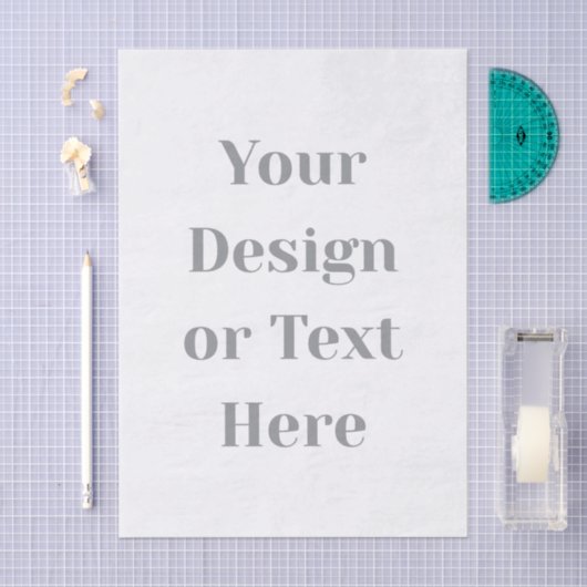 Customizable Your Design or Text Here Personalized Seidenpapier (Handwerk)