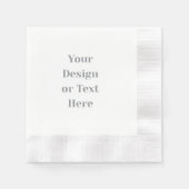 Customizable Your Design or Text Here Personalized Serviette (Vorderseite)