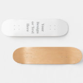 Customizable Your Design or Text Here Personalized Skateboard (Horizontal)