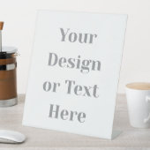 Customizable Your Design or Text Here Personalized Sockelschild (In Situ)