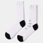 Customizable Your Design or Text Here Personalized Socken (Linkes Detail)