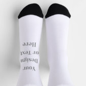Customizable Your Design or Text Here Personalized Socken (Oben)