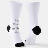 Customizable Your Design or Text Here Personalized Socken (Gewinkelt)