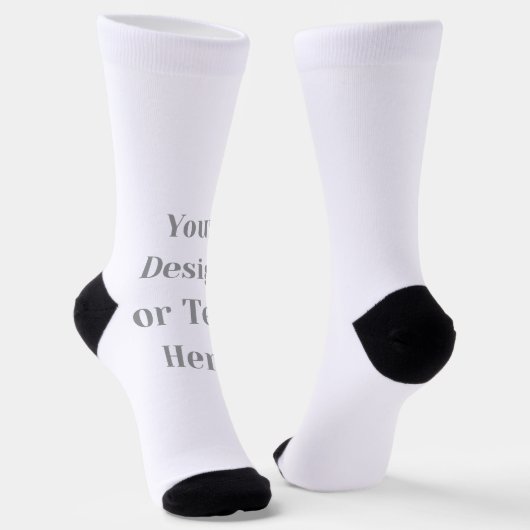 Customizable Your Design or Text Here Personalized Socken (Gewinkelt)