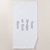 Customizable Your Design or Text Here Personalized Strandtuch (Vorderseite)