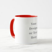 Customizable Your Design or Text Here Personalized Tasse (Vorderseite Links)