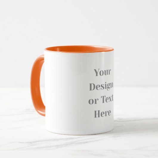Customizable Your Design or Text Here Personalized Tasse (Vorderseite Links)