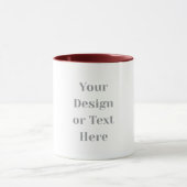 Customizable Your Design or Text Here Personalized Tasse (Zentrum)