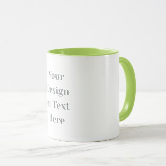Customizable Your Design or Text Here Personalized Tasse (VorderseiteRechts)