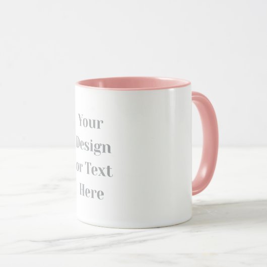 Customizable Your Design or Text Here Personalized Tasse (VorderseiteRechts)