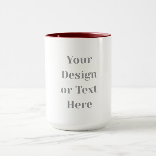 Customizable Your Design or Text Here Personalized Tasse (Zentrum)