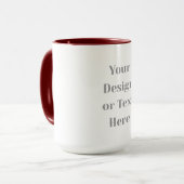 Customizable Your Design or Text Here Personalized Tasse (Vorderseite Links)