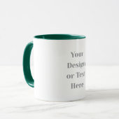 Customizable Your Design or Text Here Personalized Tasse (Vorderseite Links)