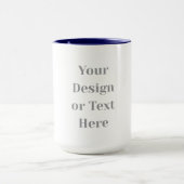 Customizable Your Design or Text Here Personalized Tasse (Zentrum)