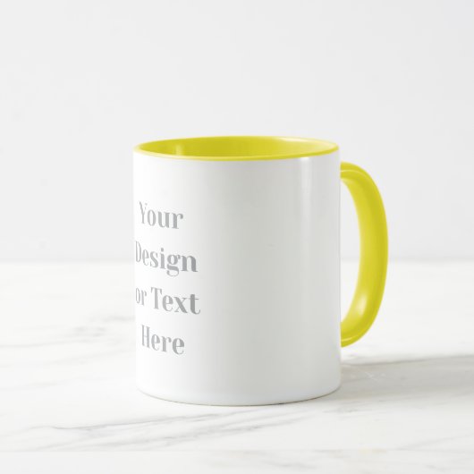 Customizable Your Design or Text Here Personalized Tasse (VorderseiteRechts)