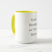 Customizable Your Design or Text Here Personalized Tasse (Vorderseite Links)