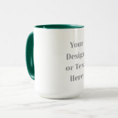 Customizable Your Design or Text Here Personalized Tasse (Vorderseite Links)