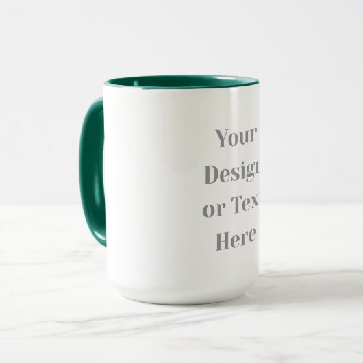 Customizable Your Design or Text Here Personalized Tasse (Vorderseite Links)