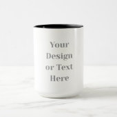 Customizable Your Design or Text Here Personalized Tasse (Zentrum)