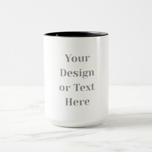 Customizable Your Design or Text Here Personalized Tasse (Zentrum)