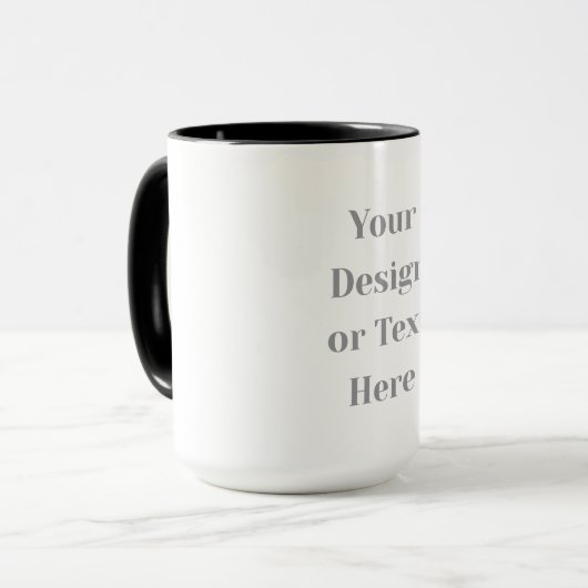 Customizable Your Design or Text Here Personalized Tasse (Vorderseite Links)