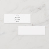 Customizable Your Design or Text Here Personalized Telefonnummerkarte (Vorne/Hinten)