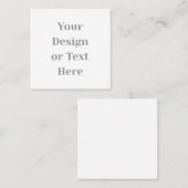 Customizable Your Design or Text Here Personalized Telefonnummerkarte (Vorne/Hinten)