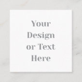 Customizable Your Design or Text Here Personalized Telefonnummerkarte (Vorderseite)