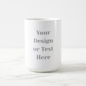 Customizable Your Design or Text Here Personalized Verwandlungstasse (Zentrum)