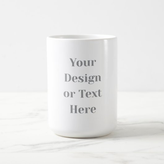 Customizable Your Design or Text Here Personalized Verwandlungstasse (Zentrum)